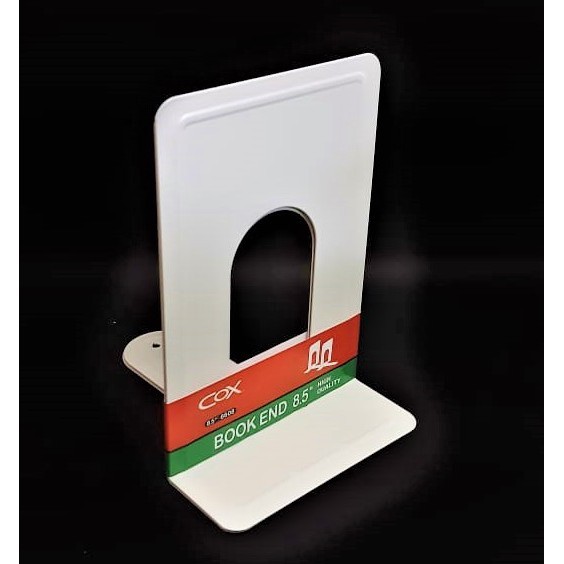 

PEMBATAS BUKU BESI BESAR 8,5 INCH BOOKEND BESAR HITAM PUTIH SANDARAN BUKU MAGAZINE HOLDER MAJALAH
