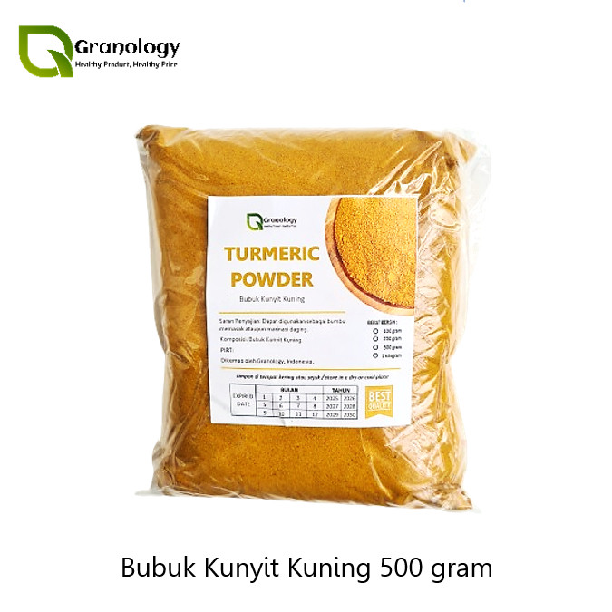 

Kunyit Kuning Bubuk / Turmeric Powder (500 gram) by Granology