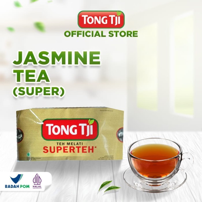 

Promo Tong Tji Super 250 gram, Jasmine Tea ( Teh Seduh / Loose Tea )