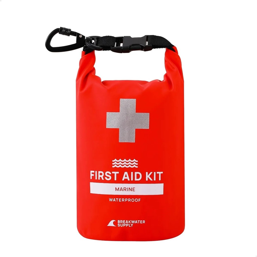 2L Breakwater Supply First Aid Kit Boat Medical Supplies In Durable Rescue Pou  Trauma Pou es