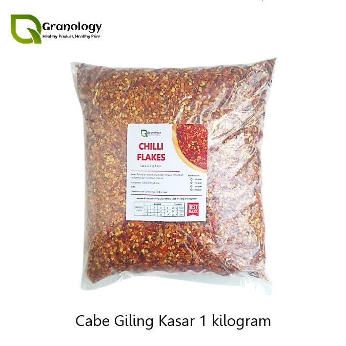 

Cabe Giling Kasar / Chili Flakes (1 kilogram) by Granology
