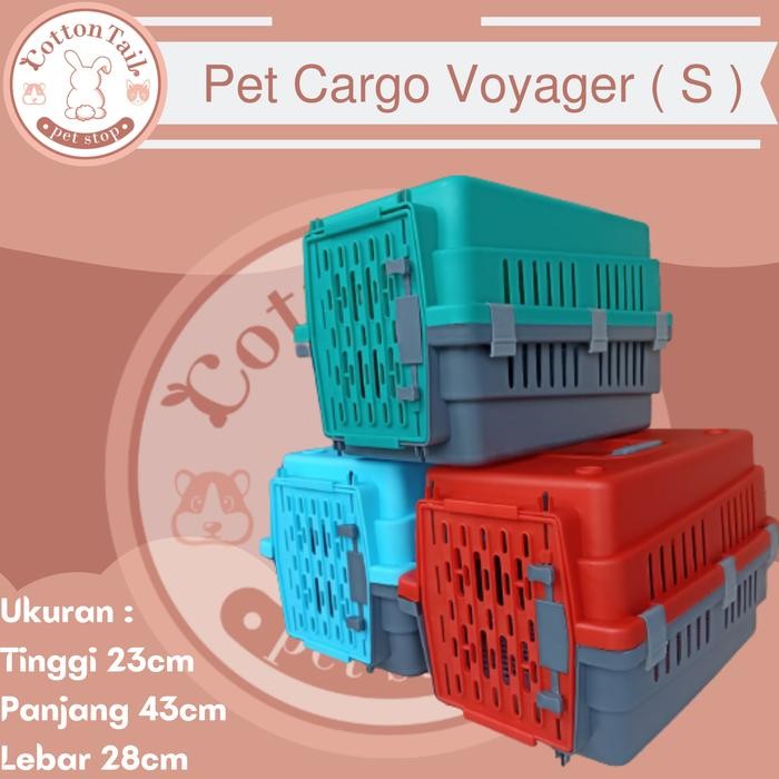 PET CARGO CARIER VOYAGER ( S ) Pet Cargo Kucing Kelinci Anjing Musang