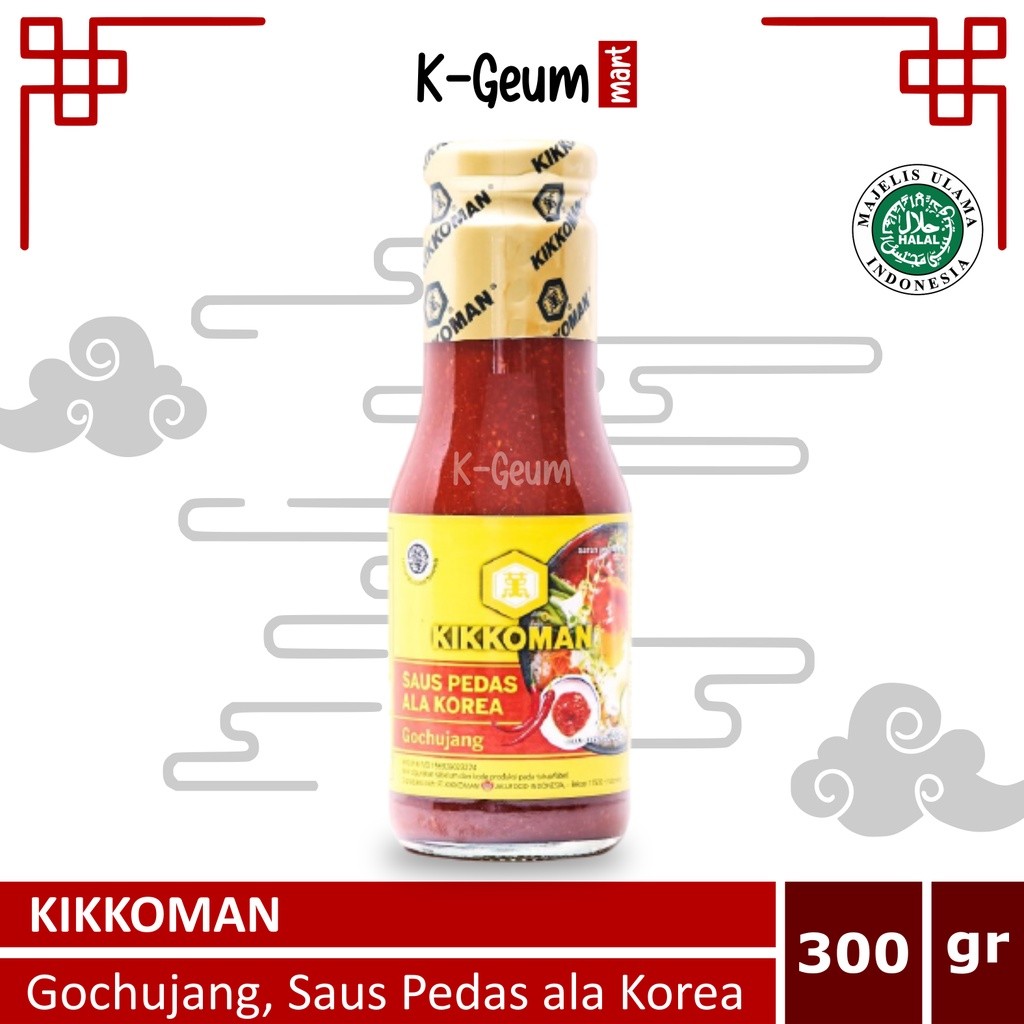 

Kikkoman Gochujang Sauce Saus Pedas Korea Halal 300 gram