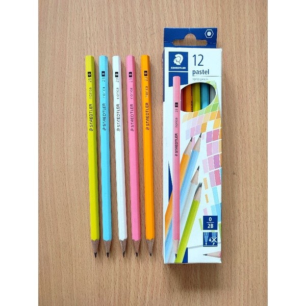 

Pensil 2B Staedler Pastel Norica Pensil 2B ( 1 Pak / 12 Pcs ) WE!!!