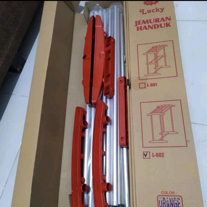 Jemuran Handuk Aluminium 2 Tingkat Grosir Murah Gratisongkir