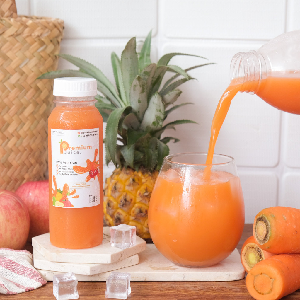 

WHYN!! Pure Carrot Mix Fruits Series - Cold Pressed Juice -Murni100%