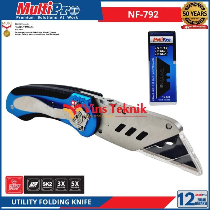 

No Na - Utility Folding Knife Nf-792 Multipro Nf792 Cuter Lipat Heavy Duty