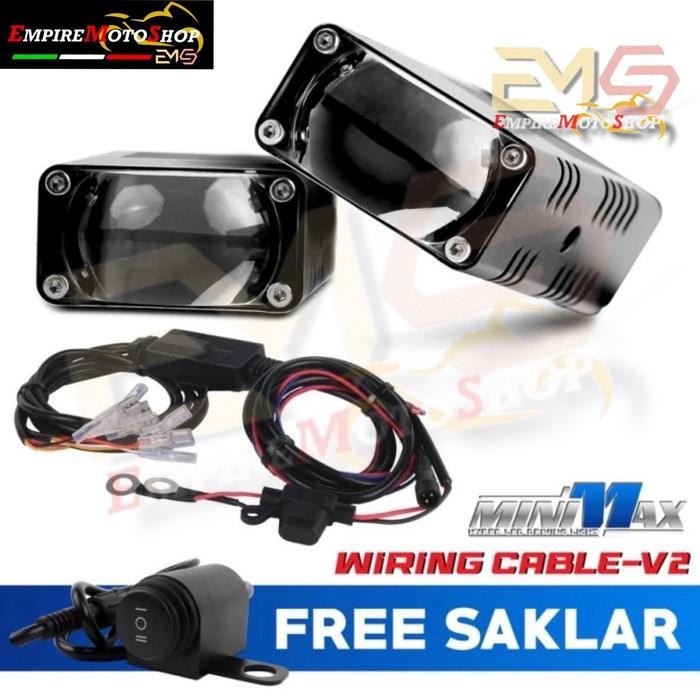Drake Minimax SS Lampu Tembak Fog Lamp Forza Nmax Aerox