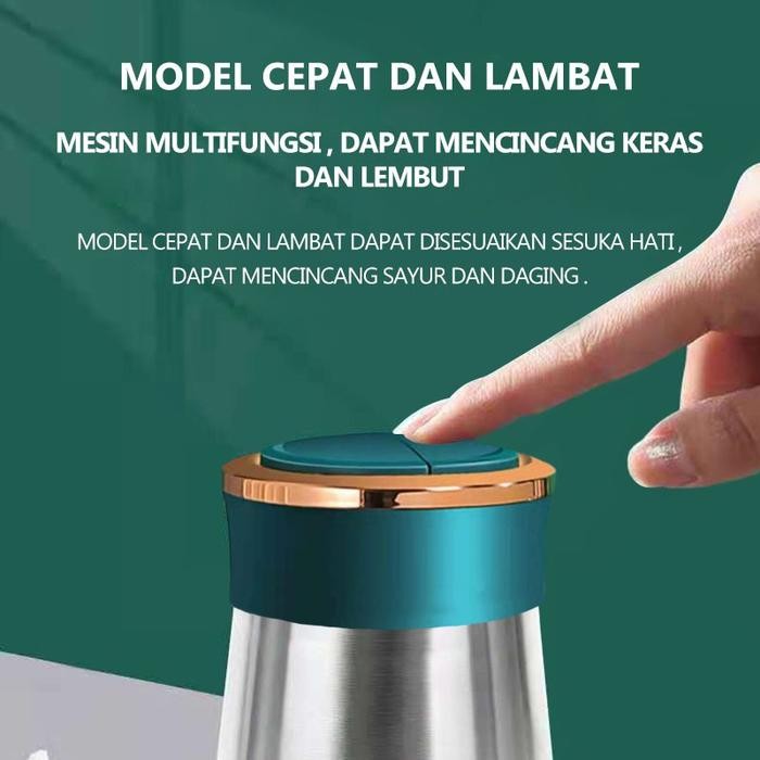 HAN RIVER Blender chopper 2L (HRJRJ04)Hijau