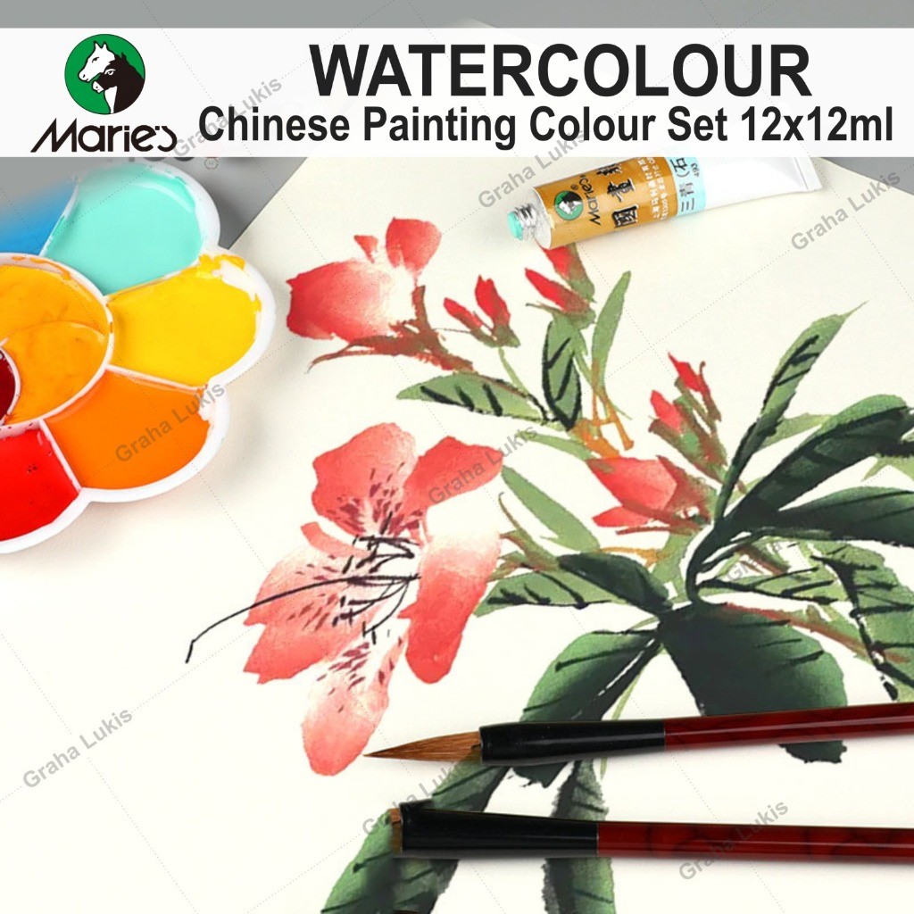 

Cat Air Maries Chinese Painting 12x12ml