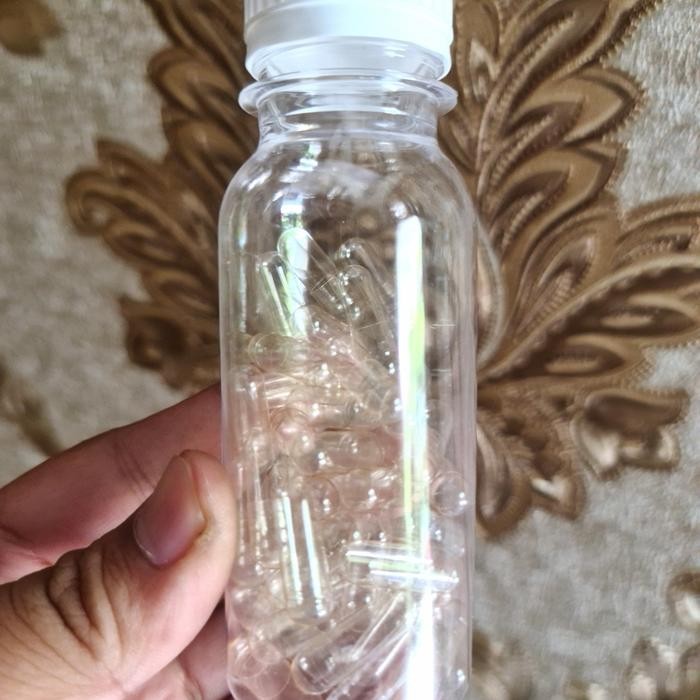 

TERMURAHH!! Kapsul Kosong Gelatin Halal isi 50 + Botol