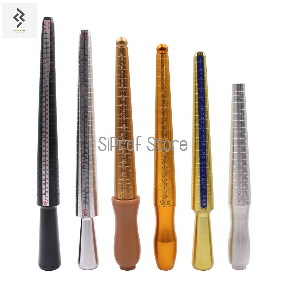 Stokmat Alat Ukur Cincin / Stik Pengukur Cincin Kuningan / Ukuran Ring Cincin / TSK Ring Size Cap