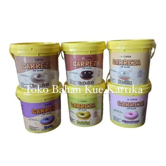 

Carreza Dip Glaze 1kg All Variant Topping Donat