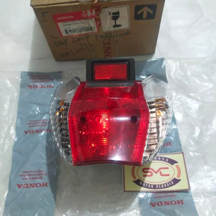 STOPLAMP LAMPU STOP ASSY HONDA SUPRA X 125 LAMA ORIGINAL HONDA AHM 33700-KPH-701