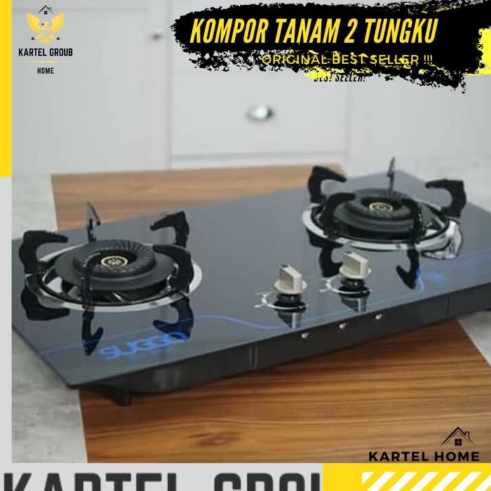 SALE  KOMPOR GAS SUGGO TANAM 2 TUNGKU KOMPOR GAS KACA SNI READYY