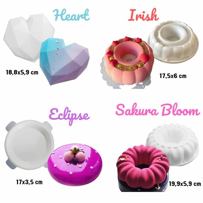 Cetakan Silikon Entremet Silikon Puding Cetakan Puding Silikon Kue