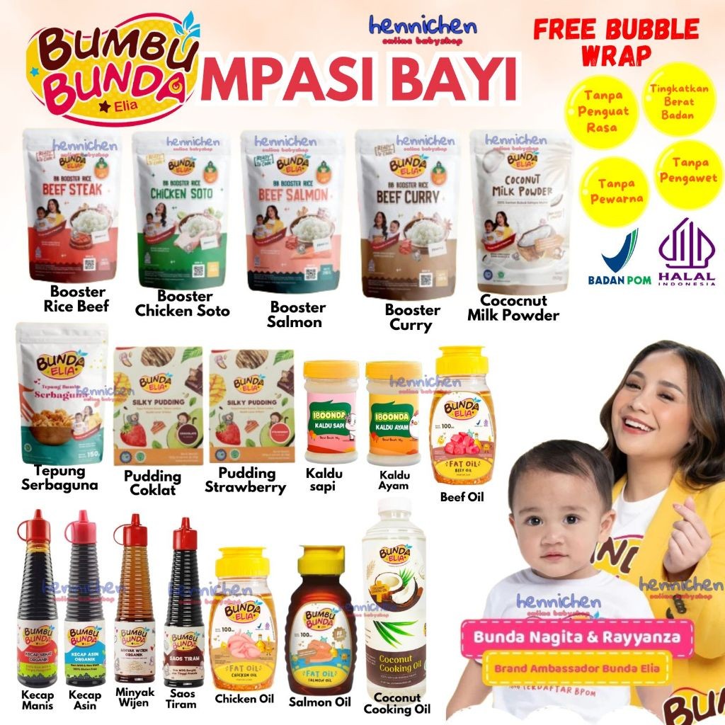 

Bumbu Bunda Kecap Bumbu Bunda Kecap MPASI Anti GTM Kecap Bayi Kecap Organik MPASI BB Booster / Kecap