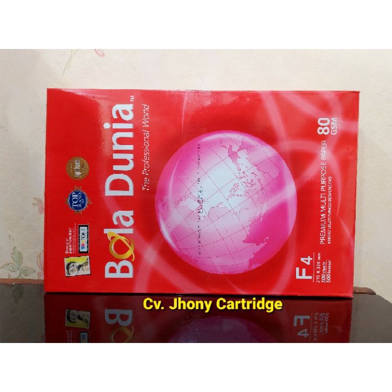 

Kertas Print Hvs Bola Dunia F4 80 g gr gram gsm
