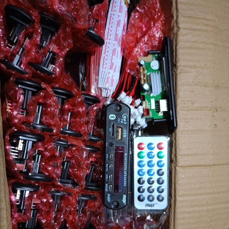 Kit Mp3 Bluetooth + Power 2x15 Watt Stereo / Module MP3 Bluetooth + Amplifier 2x15 Watt Stereo