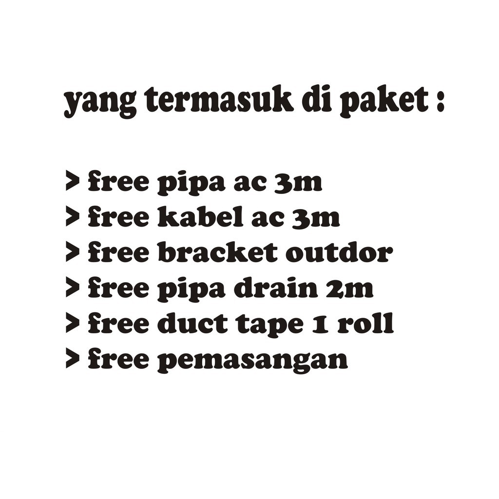 AC SHARP AH-A 05 BEY / AH-A 05 SAY 0.5 PK + PASANG 1/2 PK R32 THAILAND ECO JETSTREAM