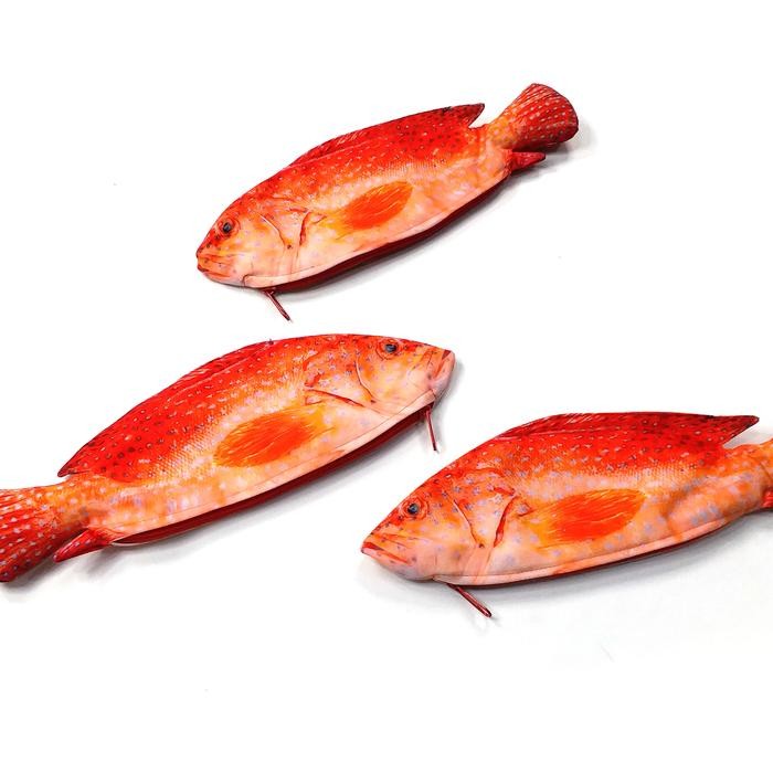 

Tempat Pensil Ikan Shrelo Kerapu Merah Sunuk Plectropomus Leopardus untuk Kado Unik Penyimpan