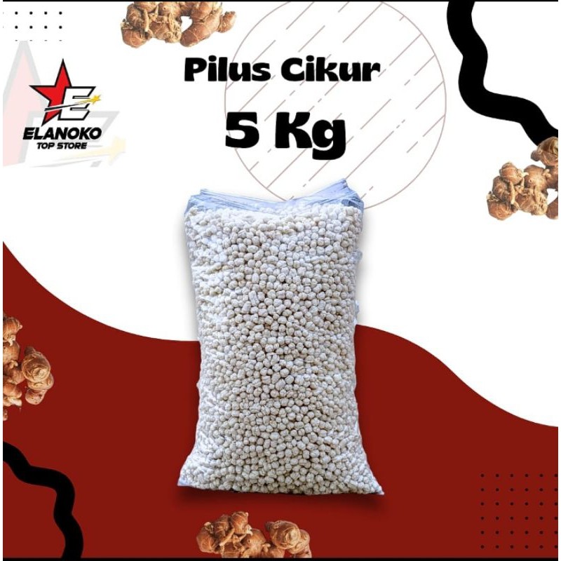 

Pilus kencur / cikur 5Kg, kemasan 1 bal,tiktak toping baso seblak makanan ringan, Snack kekinian