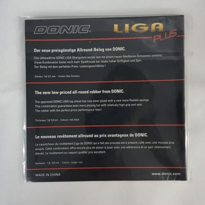 DONIC LIGA PLUS / karet pingpong