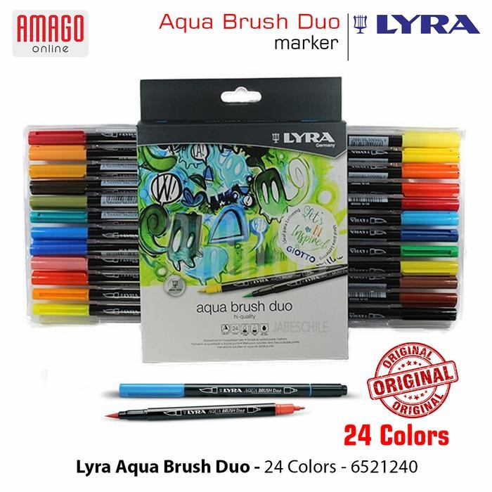 

Big Boss - Lyra Aqua Brush Duo - Set 24 Colors - 6521240