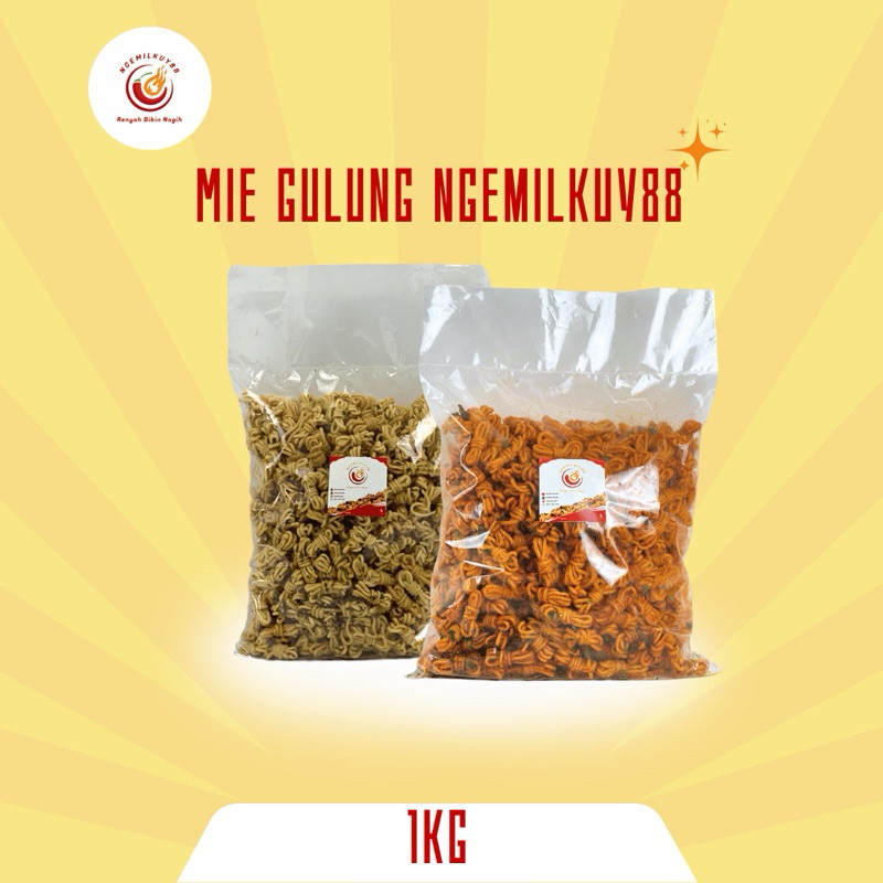 

Mie Gulung 1KG Ngemilkuy88 / Mie Gulung Murah / Mie Gulung Kriuk / Cemilan Pedas / Snack Pedas WE!!