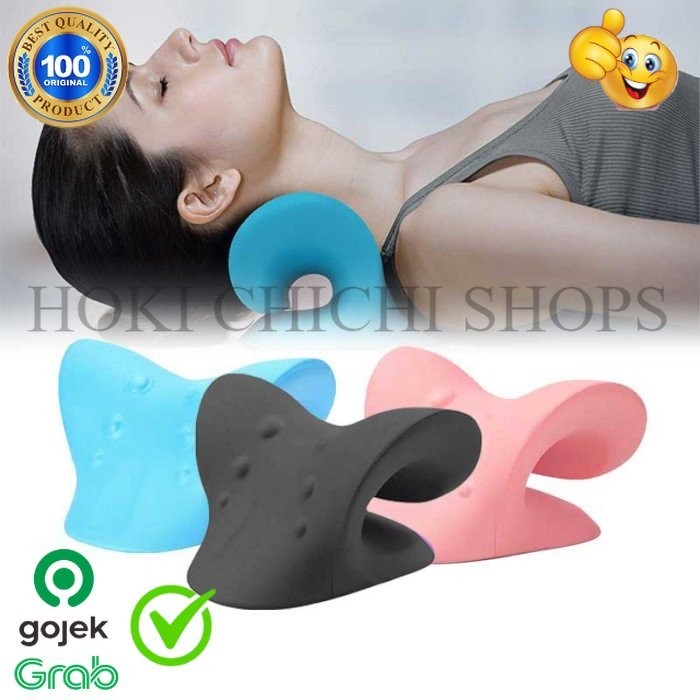 Bantal Leher Bantal Terapi Bantal Pijat Chiropractic Traksi Leher Bahu