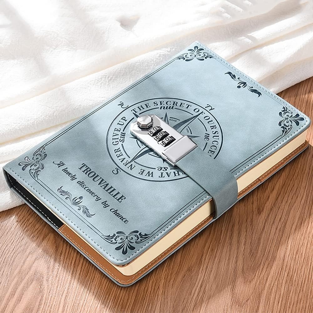 

[Grosir Bane] Toddi Buku Jurnal Leather Diary 200 Halaman Grid with Lock - TD22