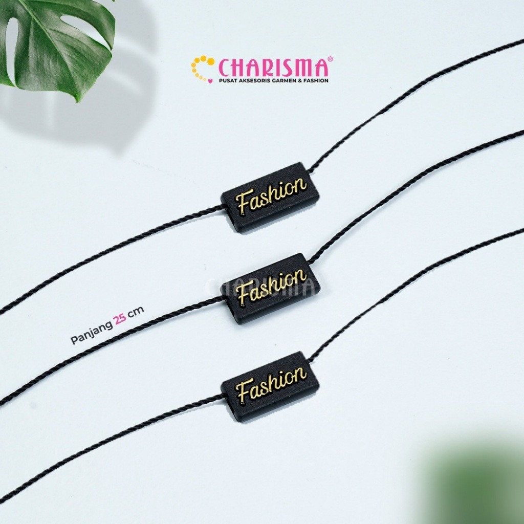 

Charisma Tali Hantag - Tali Hangtag Tali Hitam dan Putih Premium Hang Tag