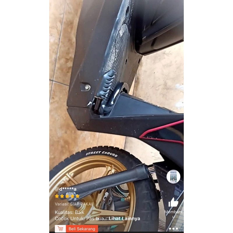 Maylikania Paket Step Bastep Bostep Postep Fostep Footstep Pijakan Kaki Depan Matic All Honda Beat