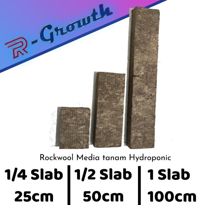 Rockwool R Growth (Media tanam Hydroponik) Kode 110