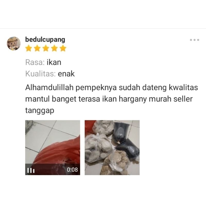 

Olivoliv Snack Pempek Ikan Lenjer Besar Isi 5Pcs + Cuko - Pempek Palembang 08