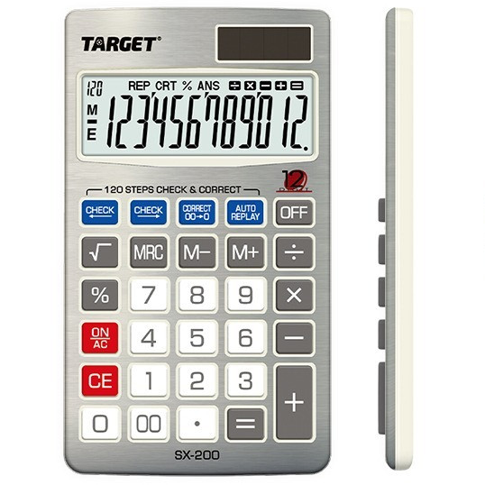 

Target SX-200 - Pocket Calculator - 12 Digit