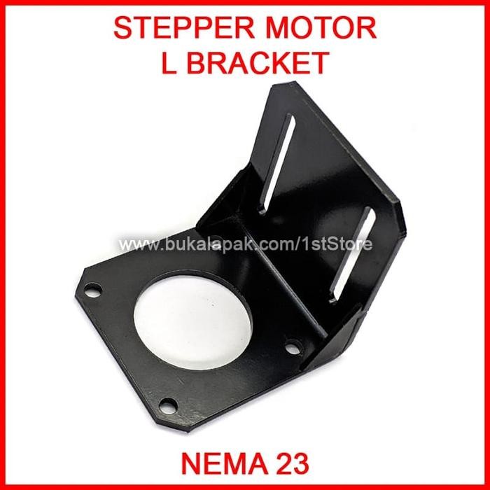 Nema 23 L Bracket Stepper Motor 57 Mounting Kaki Dudukan Nema23 Holder