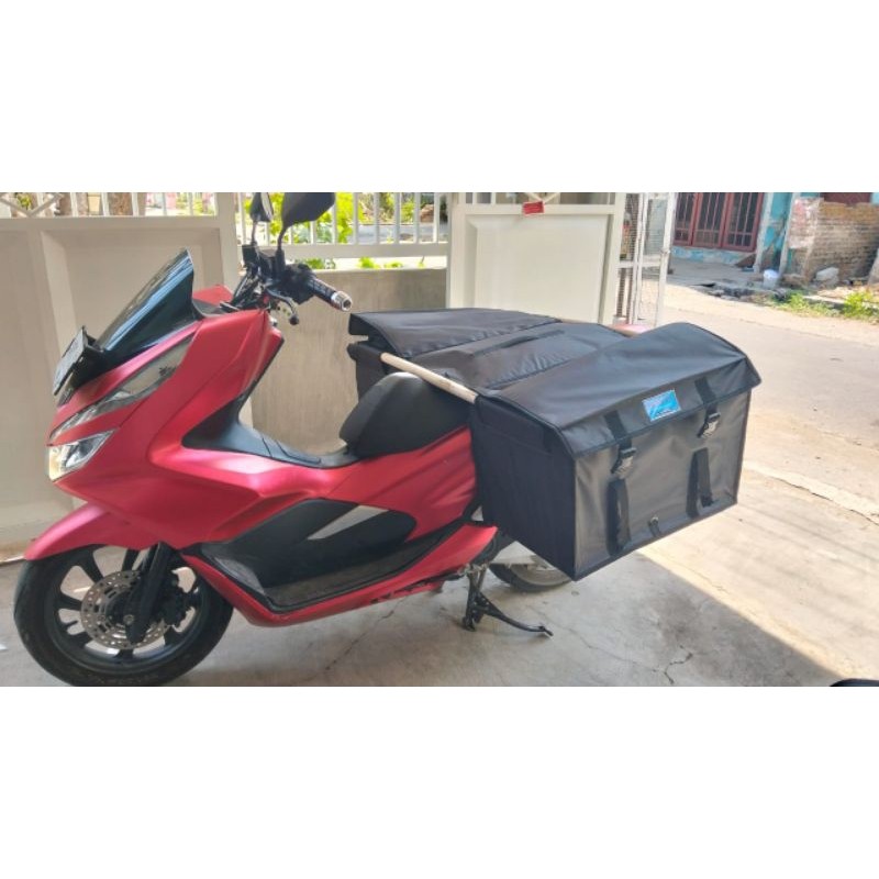 Fresh Lingling Tas Obrok Motor,Tas Kranjang Motor/Tas Ronjot/Tas Pos(Waterproof) Anti Air