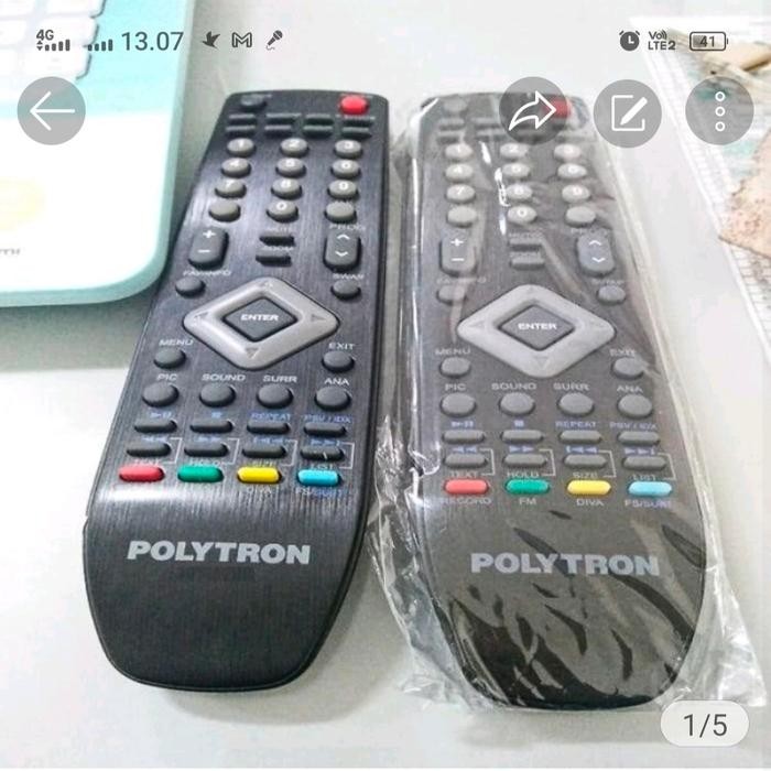 Remote Polytron LCD LED - TV TABUNG - SMART TV
