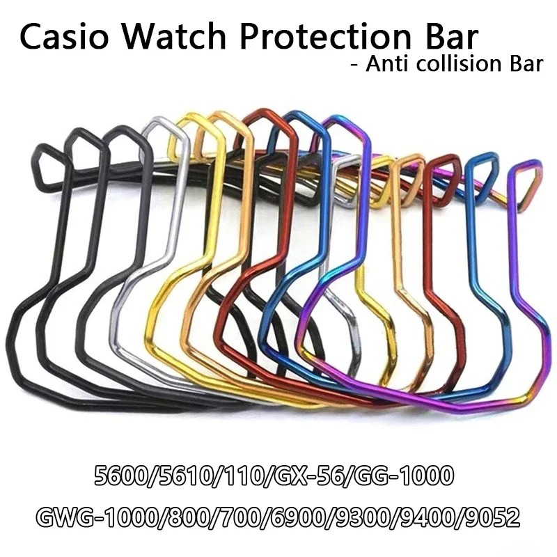 Stainless Steel Bumper For Casio Dw5610/5600 Dw6900 Ga2100 Gwg1000/700 Gx56 Ga700 Gw9300 Wat  Strap