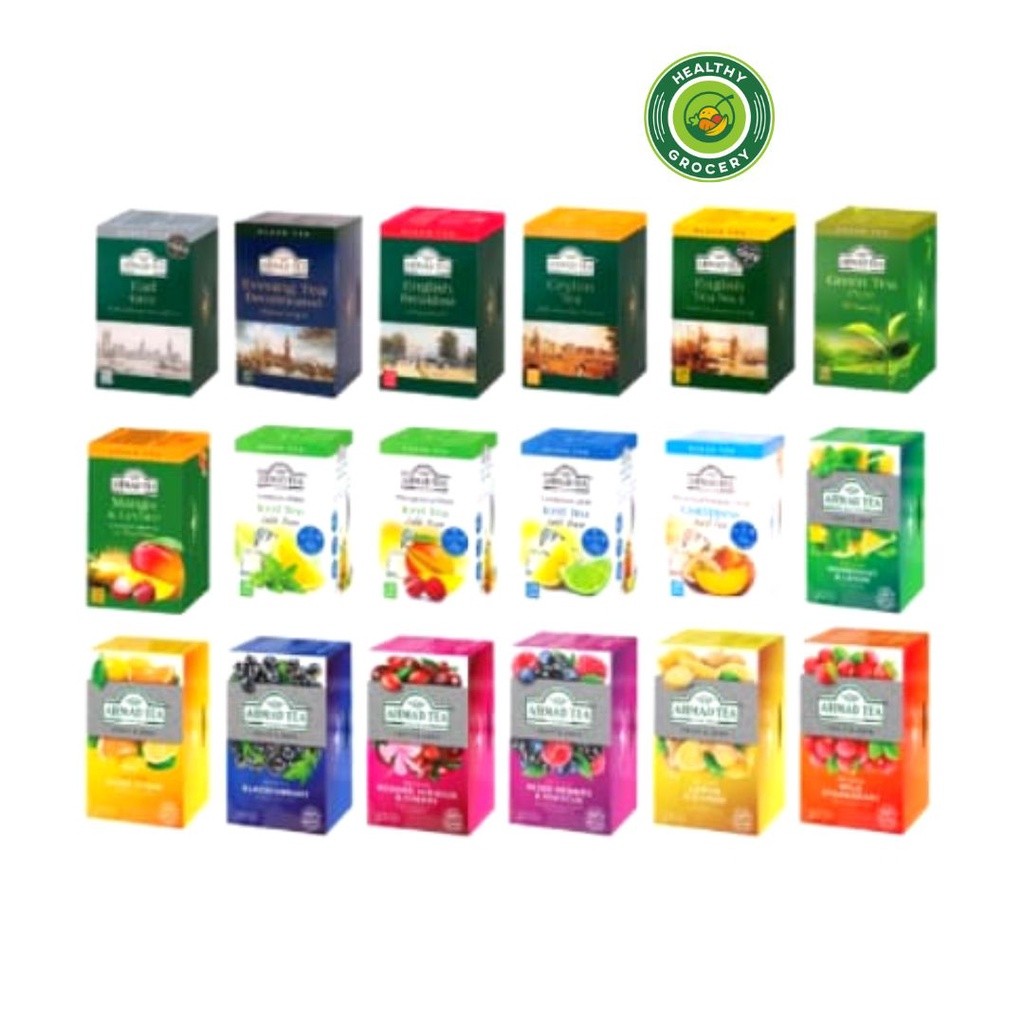 

Ahmad Tea 20 Foil Black Classic / Cold Brew / Herbal / Ahmad Tea London / Earl Gray / Camomile /