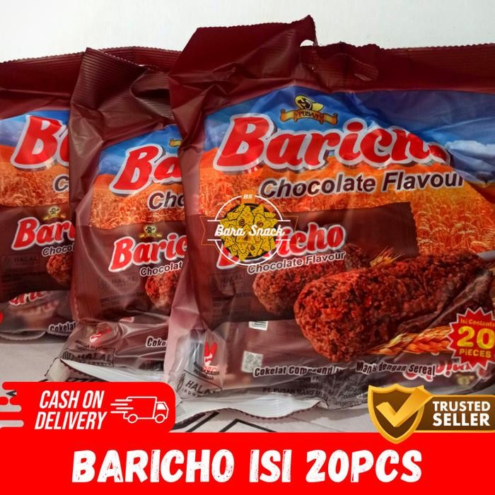 

JTTOP" BARICHO OAT SEREAL BAG ISI 20PCS RASA COKLAT / SNACK SEREAL GANDUM BAR TERMURAH GROSIR