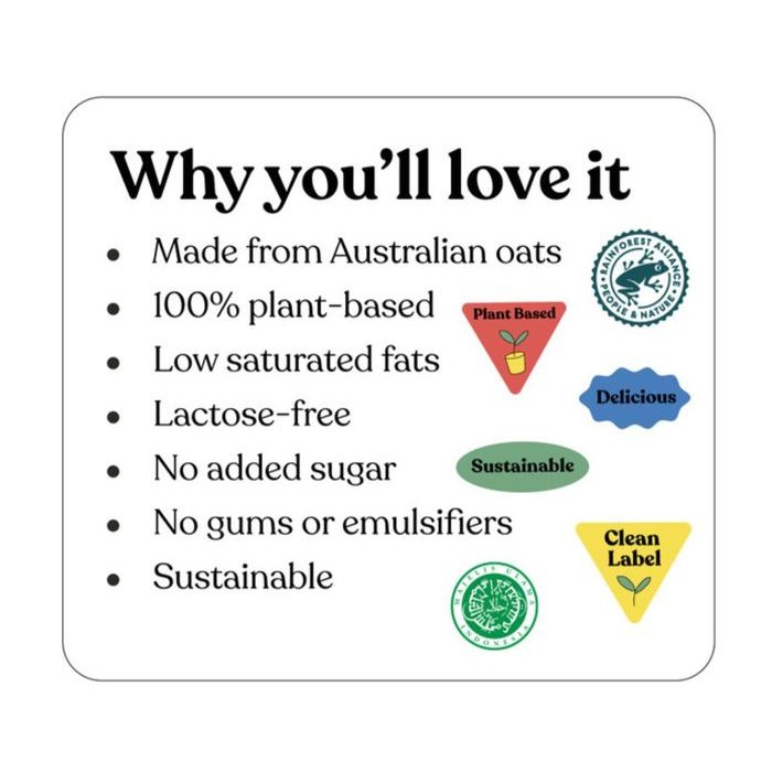 

JTTOP" OATSIDE BARISTA BLEND MILK 1LITER - SUSU OAT GANDUM - GOSEND/GRAB