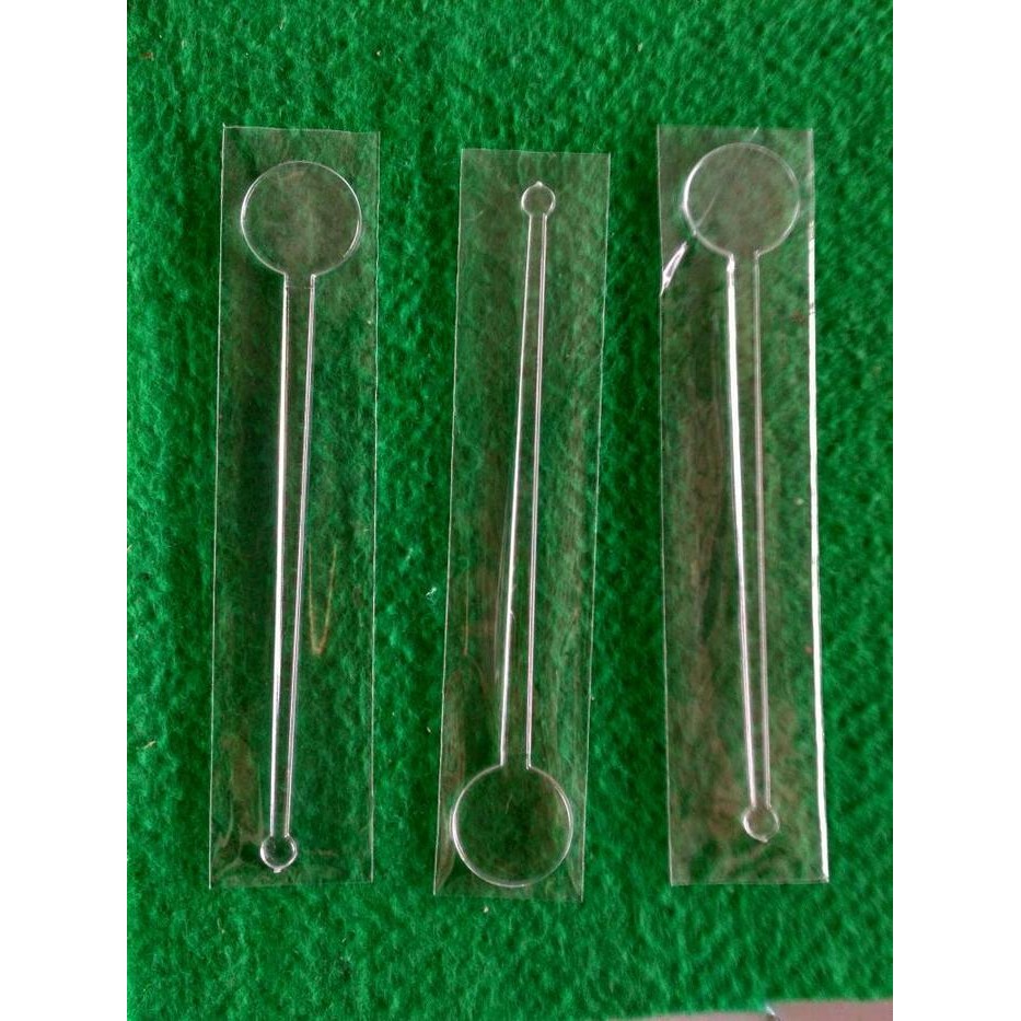 New ` stirer/stirrer/adukan minuman/pengaduk minuman 18cm plastik satuan