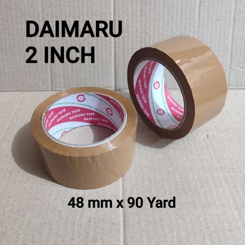

1 Slop Lakban Coklat Daimaru 2 Inch Isi 6 Rol
