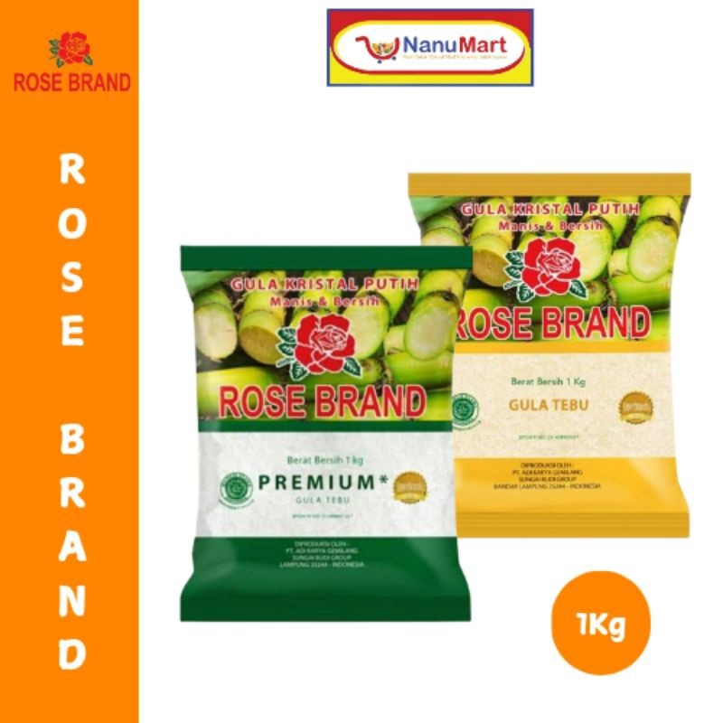 

GULA KRISTAL TEBU KRISTAL PREMIUM ROSE BRAND 1 KG