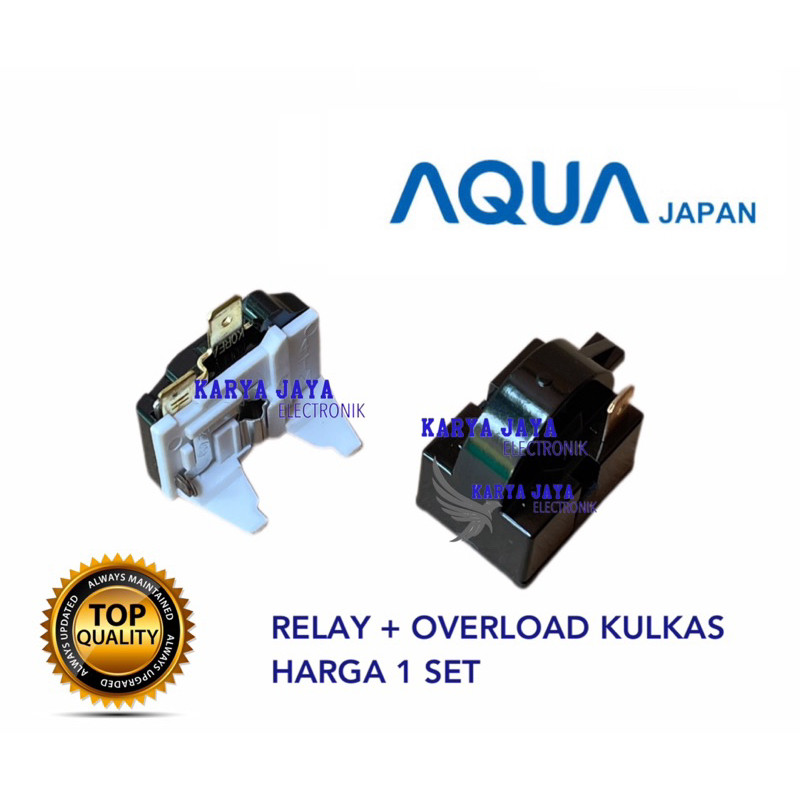 Relay Ptc Overload Kulkas AQUA 1 pintu