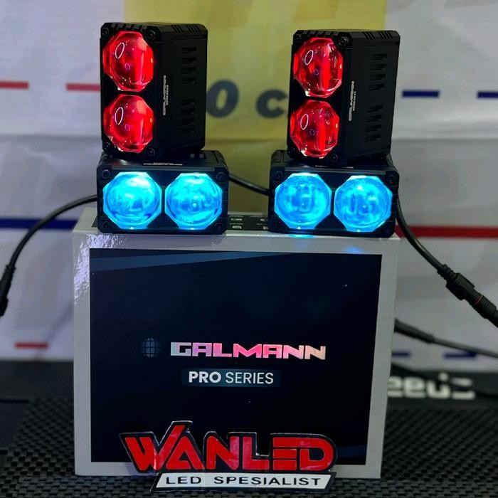 galman pro series mini projie 100 watt premium quality lampu tembak 2 mata universal