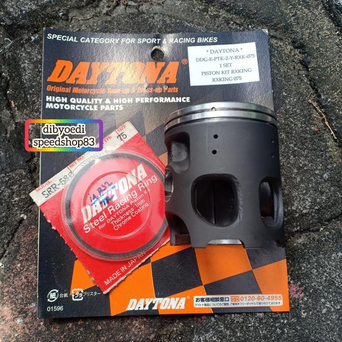 PISTON RX KING OS75 TEFLON ORIGINAL DAYTONA JAPAN