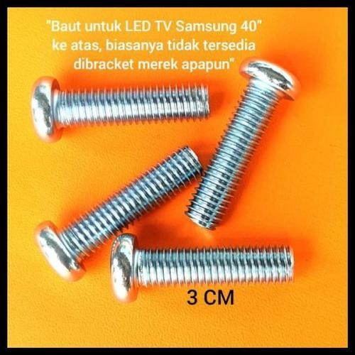 MD Baut Bracket LED TV samsung type TU7000 ukuran 43 50 55 58 65 70 inch